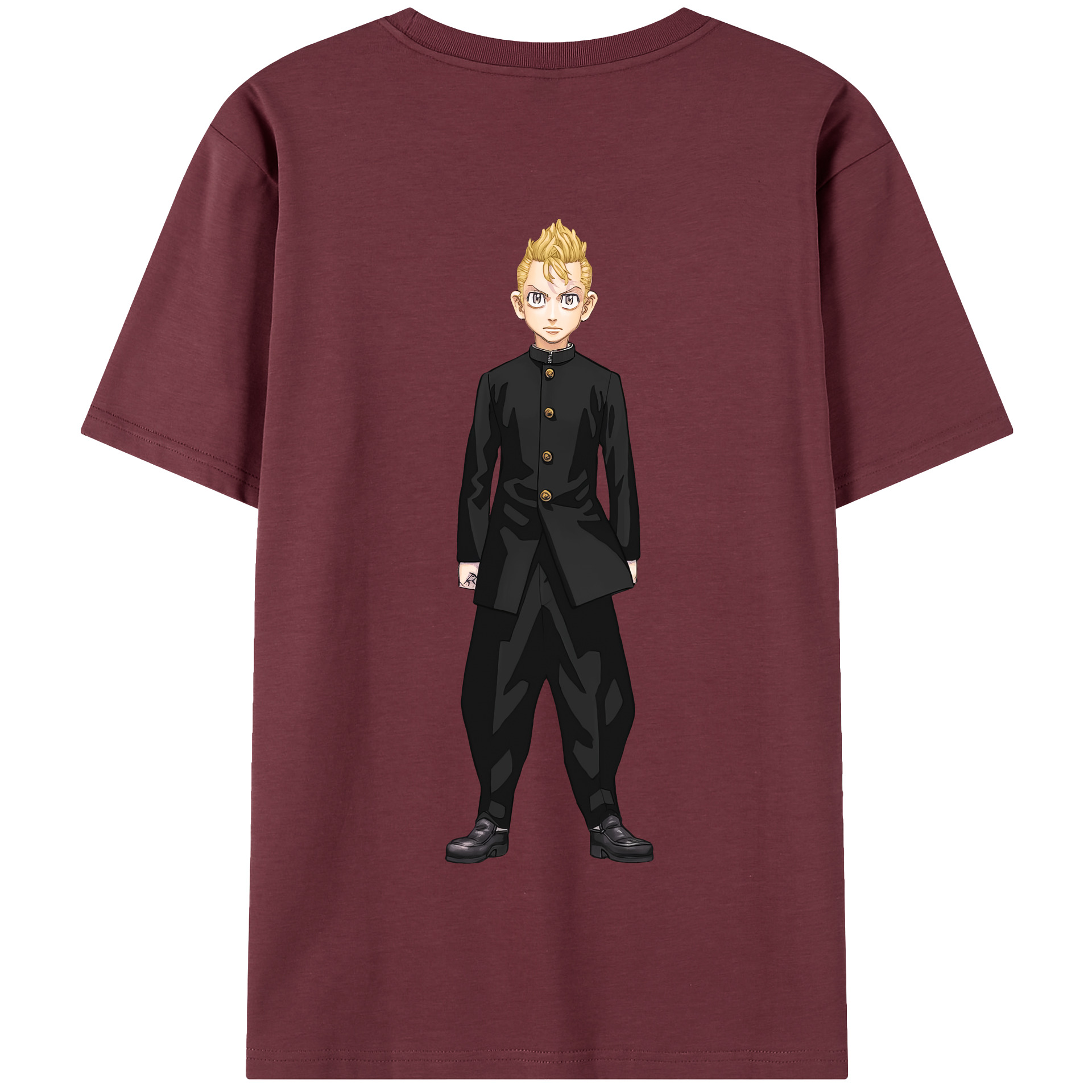 （画像用） 東京リベンジャーズ Tokyo Revengers 綿100％半袖Tシャツ（背面プリント）